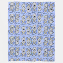 Câlins Douces Rêves Teddy-doux bleu