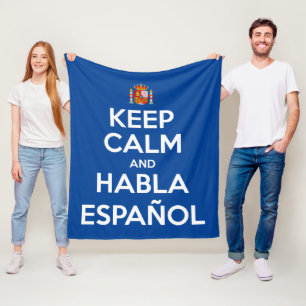 Couverture Polaire Calme et Habla Español
