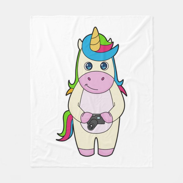 Couverture Polaire Caméra Unicorn (Devant)