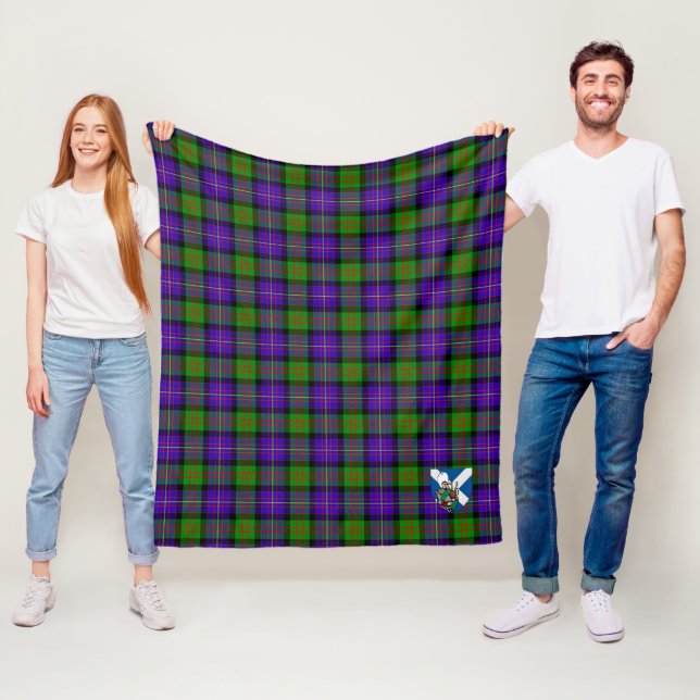 Couverture Polaire Cameron Plaid (En situation)