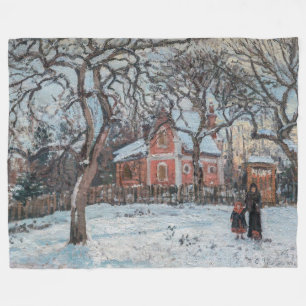 Couverture Polaire Camille Pissarro - Chataigniers a Louvecienne