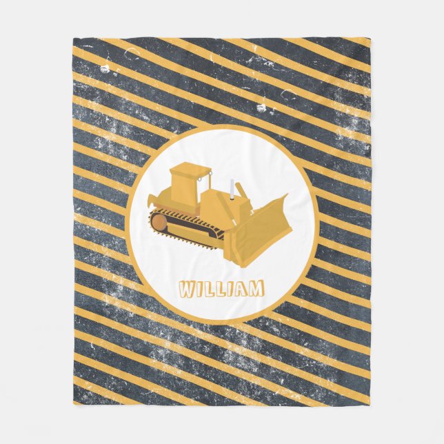 Couverture Polaire Camion de construction Bulldozer (Devant)