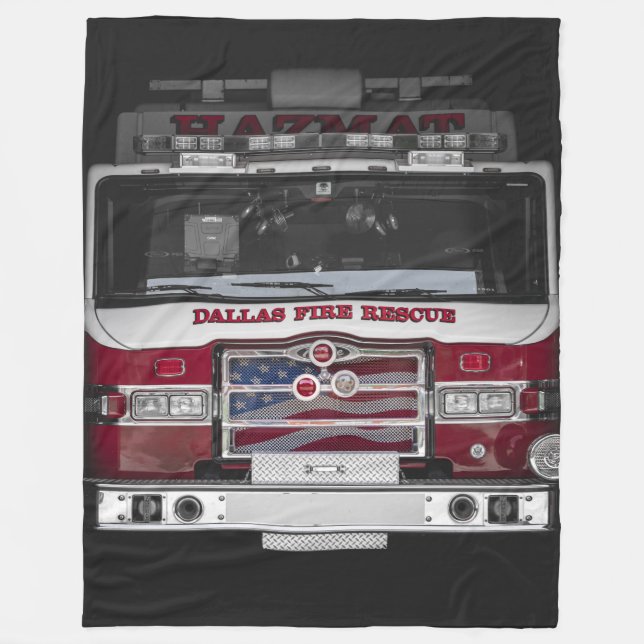 Couverture Polaire Camion-feu Dallas (Devant)