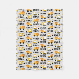 Couverture Polaire Camions de construction Digger & Camion Camion Béb