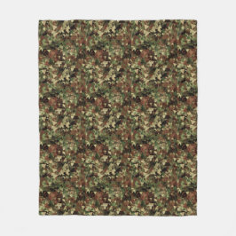 Couverture Polaire Camo géométrique