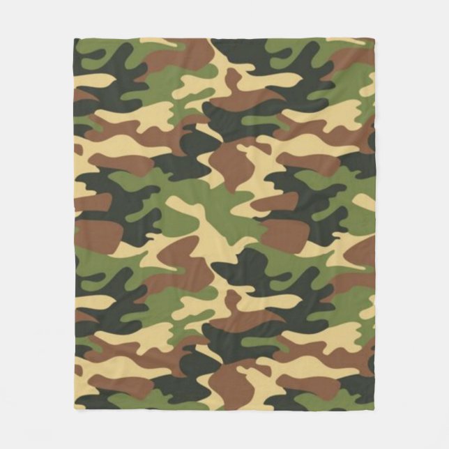 Couverture Polaire camouflage (Devant)