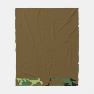 Couverture Polaire Camouflage Brown polaire