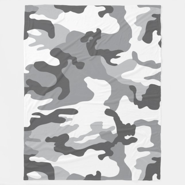 Couverture Polaire Camouflage de neige de l'Armée (Devant)