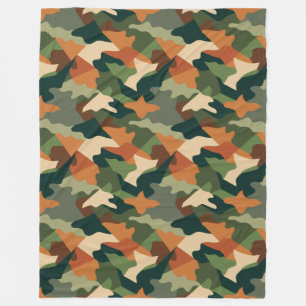 Couverture Polaire Camouflage de tranchée tactique