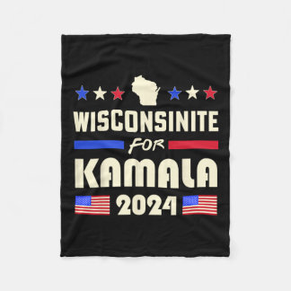 Couverture Polaire Campagne Kamala 2024 Patriotic Democrats