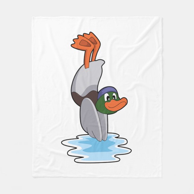 Couverture Polaire Canard avec stand dans l'eau.PNG (Devant)