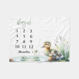 Couverture Polaire Canards blancs en pierre de taille de bébé neutres