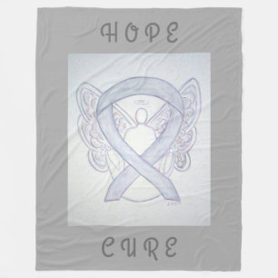 Couverture Polaire Cancer du cerveau Sensibilisation au gris Ruban An