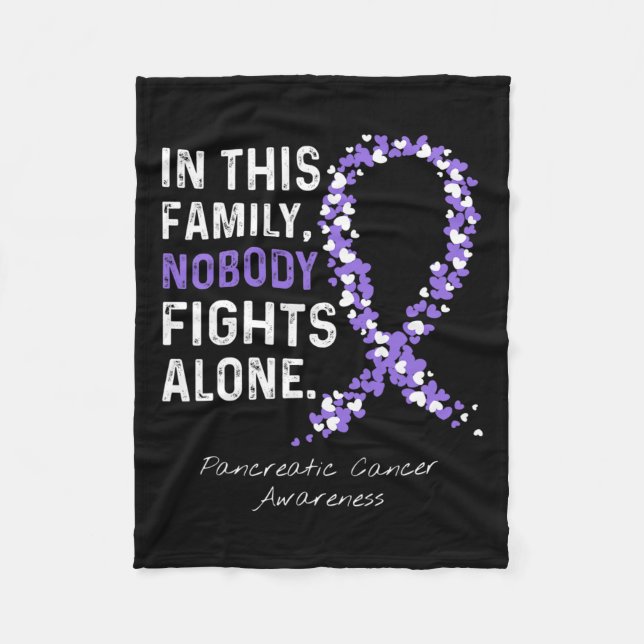 Couverture Polaire Cancer Du Pancréas Dans Cette Famille Personne Ne  (Devant)