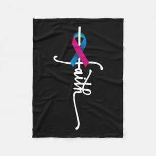 Couverture Polaire Cancer Faith Thyroid Cancer Sensibilisation Suppor