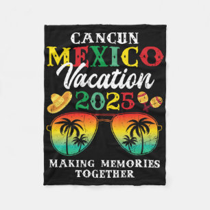 Couverture Polaire Cancun Mexico Vacation 2025 Trip Beach Corresponda