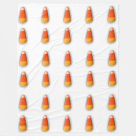 Couverture Polaire Candy Corn Blanche polaire