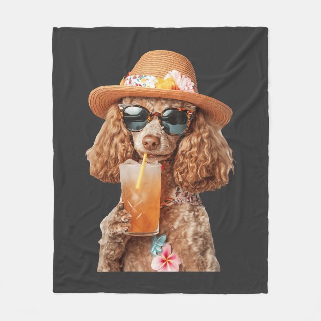 Couverture Polaire Caniche (Devant)