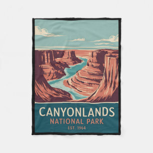 Couverture Polaire Canyonlands National Park Camping Randonnée Vintag