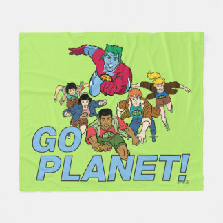 Couverture Polaire Capitaine Planète et les Planètes - Allez Planète 