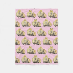 Couverture Polaire Capybara