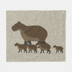 Couverture Polaire Capybara Fleece Blanket