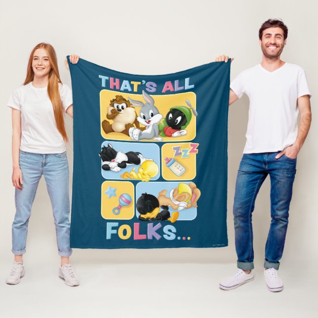Couverture Polaire Caractères Bébé Looney Tunes | C'est tous les gens (En situation)