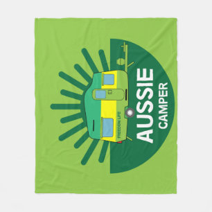 Couverture Polaire Caravane australienne Aussie Caravaner Camp T
