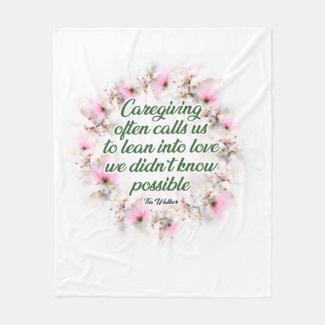 Couverture Polaire Caregiving appreciation blanket (Devant)