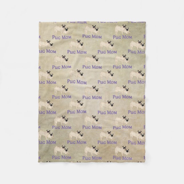 Couverture Polaire Carlin Maman Motif Earthy Arrière - plan (Devant)