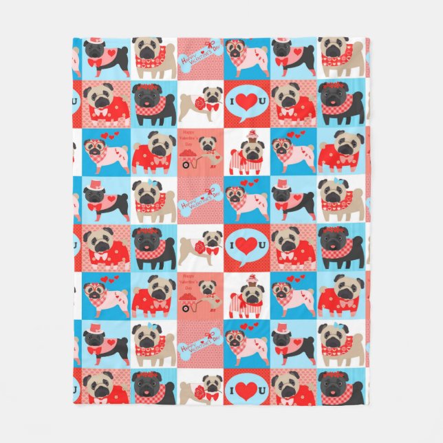 Couverture Polaire Carlin Valentine Quilt (Devant)