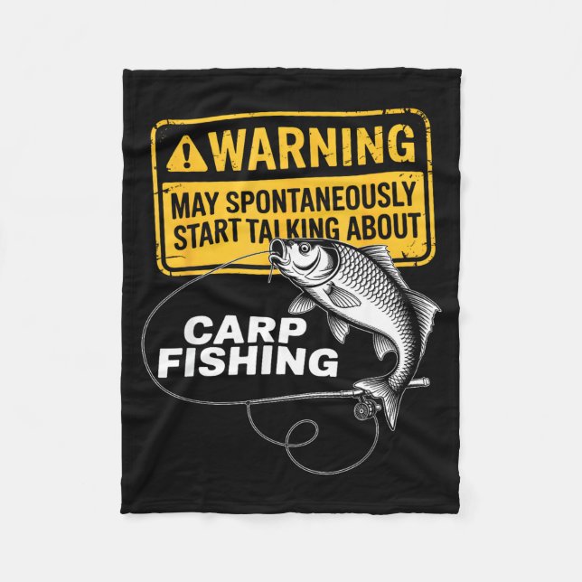 Couverture Polaire Carp Fishing Design For Men Funny Catfish And Carp (Devant)