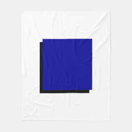 Couverture Polaire Carré Bauhaus Art Blue