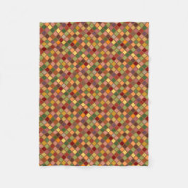 Couverture Polaire Carré d'automne