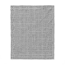 Carré noir blanc Labyrinthine Motif optique