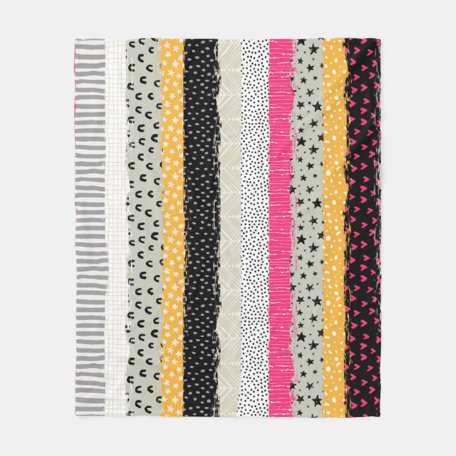 Couverture Polaire Carrelage en Patchwork : Conception Versatile Sans (Devant)