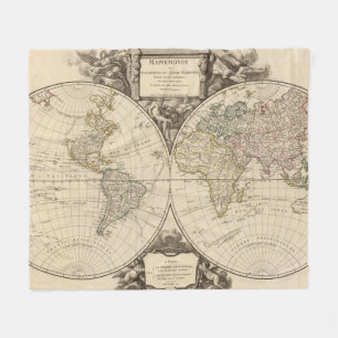 Couverture Polaire Carte 9 du monde