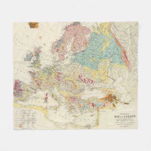 Couverture Polaire Carte géologique l'Europe