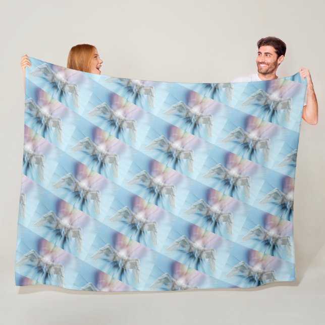 Couverture Polaire Carte postale Angel (En situation)
