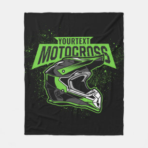 Couverture Polaire Casque de course de motocross motocross personnali