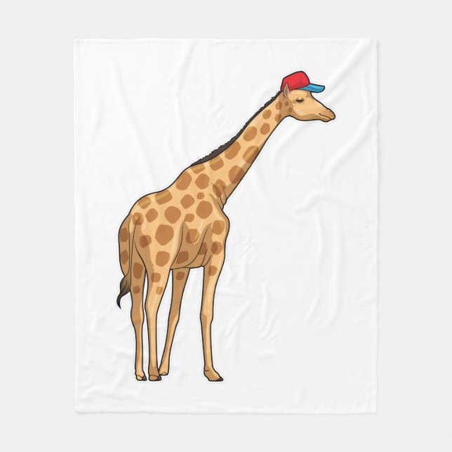 Couverture Polaire Casquette Giraffe (Devant)