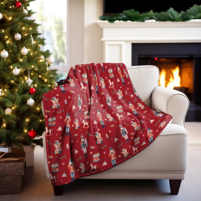 Couverture Polaire Casse-noisette (Nutcracker Fleece Blanket
)