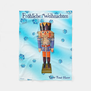 Couverture Polaire Casse-noix allemand - Fröhliche Weihnachten Fleece