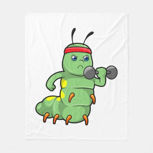 Couverture Polaire Caterpillar at Strength entraînement avec Dumbbell (Devant)