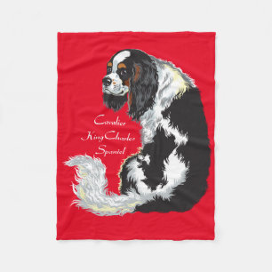 Couverture Polaire cavalier roi spaniel