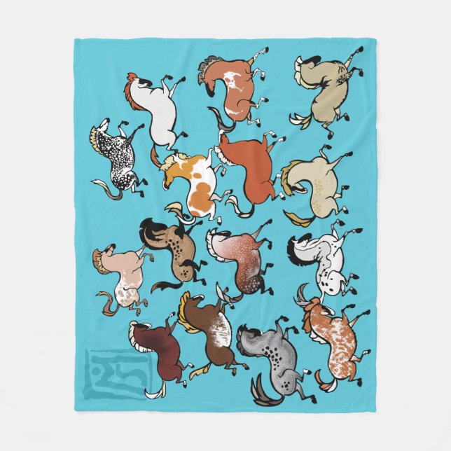 Couverture Polaire Cave Pony Fleece Blanche 3 (Devant)