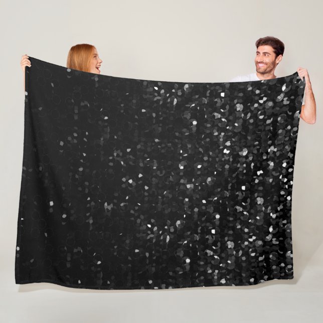 Couverture Polaire Ceinture en laiton noir cristal Strass (En situation)