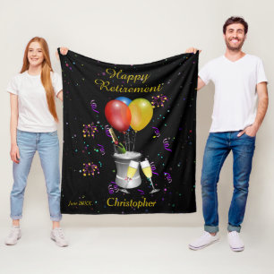 Couverture Polaire Célébration du vin pétillant à la retraite