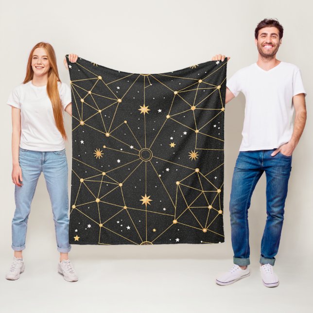 Couverture Polaire Celestial Constellation Star Pattern (3) (En situation)