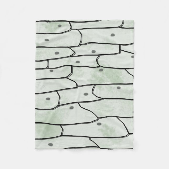 Couverture Polaire Cellules d'oignon (Devant)